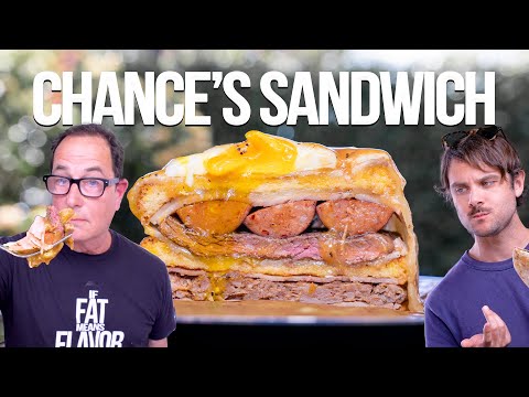 AN EPIC SANDWICH TO HONOR CHANCE AND HIS BIG NEWS - THE FRANCESINHA! | SAM THE COOKING GUY