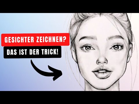 Gesicht zeichnen für Anfänger: Der Trick, den Profis nicht verraten!