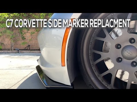 C7 Corvette Side Marker Remove and Replace