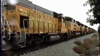 preview picture of video 'Union Pacific Railroad at Milpitas,CA  9/22/2007'