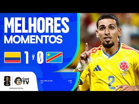 Melhores momentos de Colômbia x RD Congo