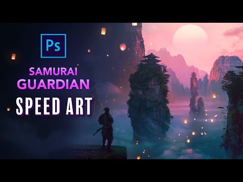 I Created a SAMURAI GUARDIAN in Photoshop - Photo Manipulation Speed Art