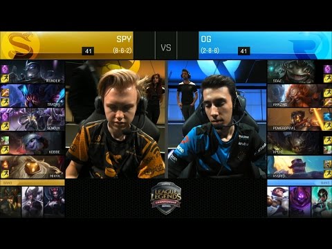 OG vs SPY Game 2 Highlights - ORIGEN vs SPLYCE EU LCS Week 9 Summer 2016