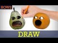 HOW2 How to Draw von Annoying Orange v HOW2 How to Draw von Annoying Orange v