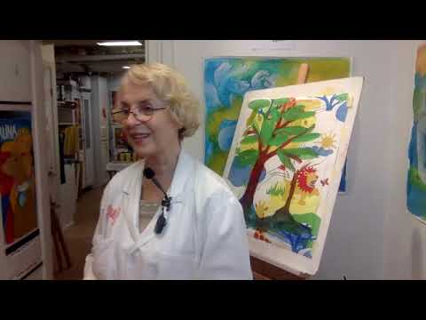 [Alina Witwitzka] Livets träd: Intuitiv Målning #kurs #intuitivmålning #creareskapandecentrum #alinawitwitzka