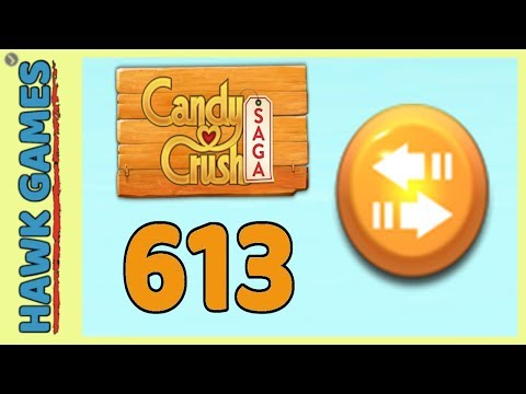 Candy Crush Saga Level 613 (Moves level) - 3 Stars Walkthrough, No Boosters