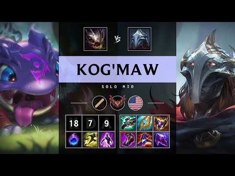 Kog'Maw Mid vs Viktor - NA Grandmaster Patch 25.19
