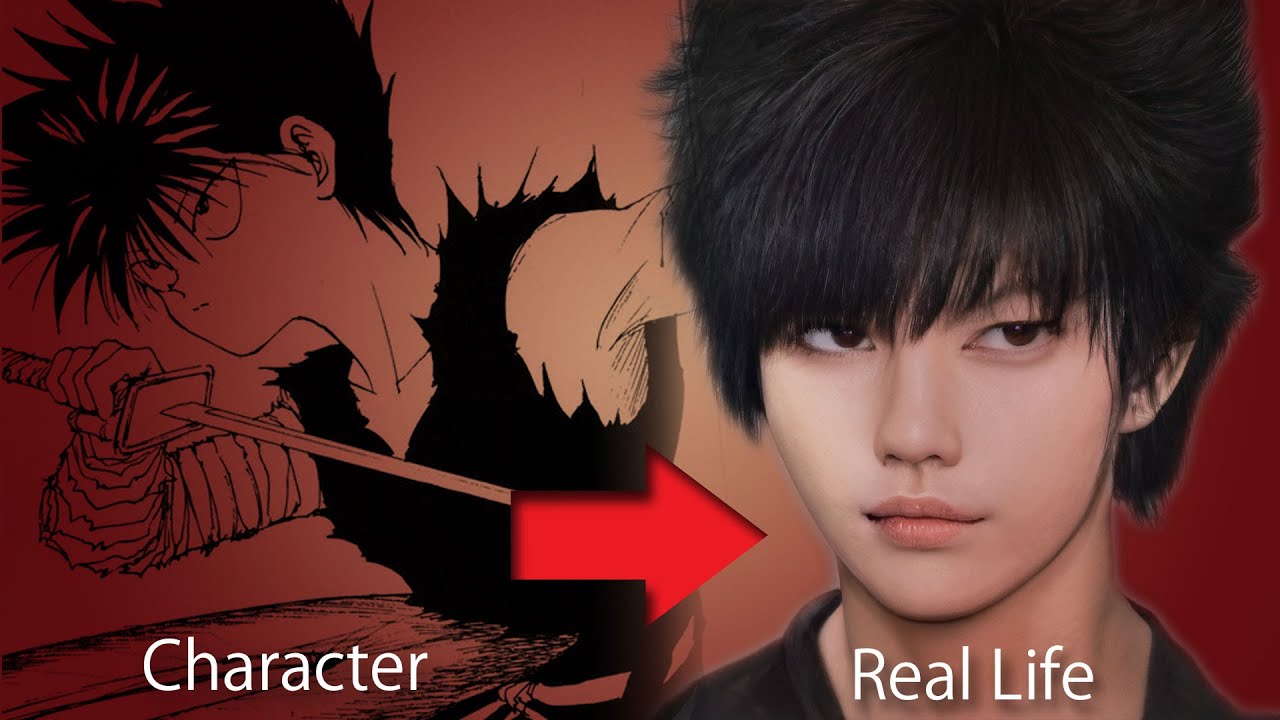 幽遊白書のキャラクターをAIで実写化してみた【祝Netflixドラマ化】YuYu Hakusho Characters in real life (SUB ENG)