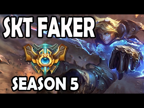 SKT T1 Faker Ezreal vs Ashe ADC Ranked Challenger EUW