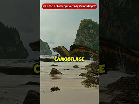 Can The Spinosaurus Really Camouflage in Jurassic World Rebirth? #Shorts #Viral