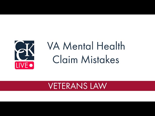 Top 5 VA Mental Health Claim Mistakes