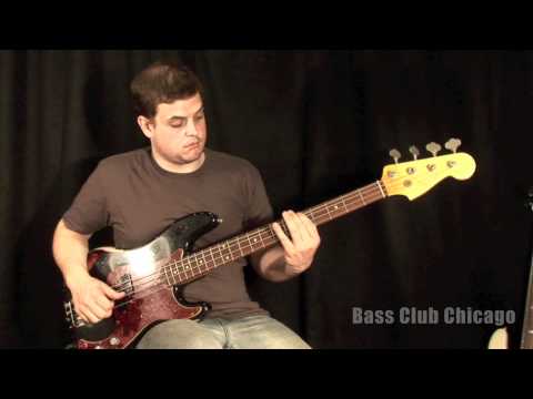 Bass Club Chicago Demos - Fender Masterbuilt 59 P bass by Todd Krause