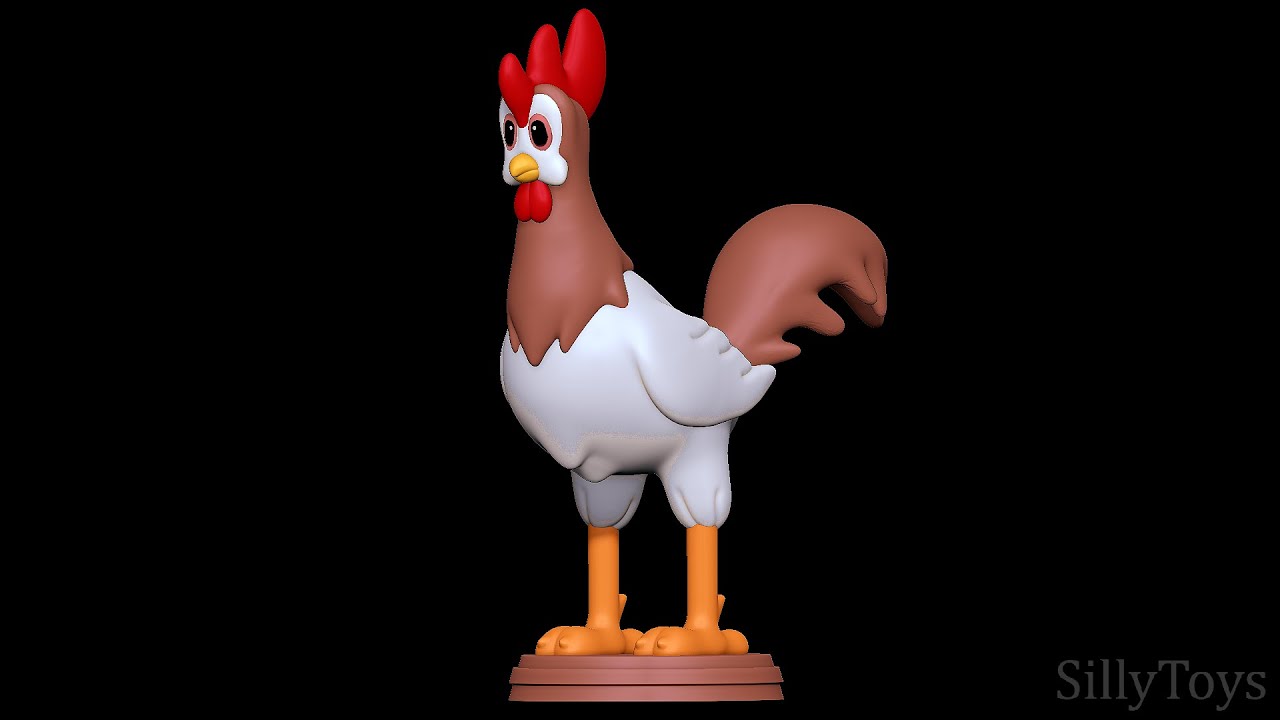 Chicken Boo - Animaniacs 3D Print Model