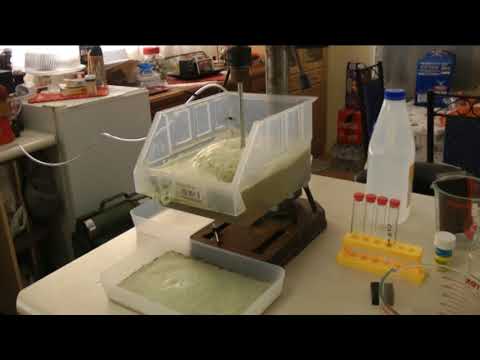 Laboratory silver and gold floatation video thumbnail