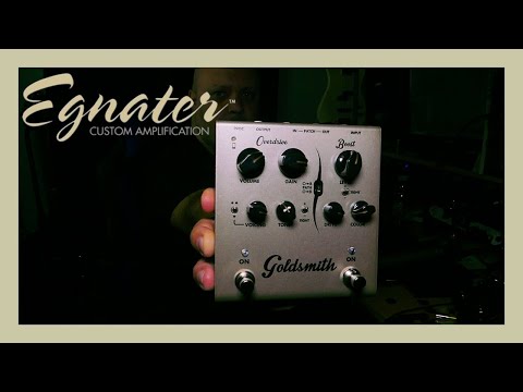Egnater Goldsmith Dual Overdrive Boost V1 2010s - Gold image 9