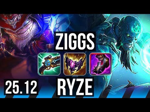 ZIGGS vs RYZE (MID) | KR Master | 25.12