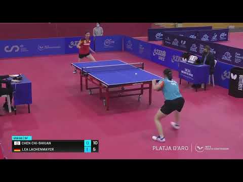 Lea Lachenmayer (GER) vs Chen Chi-Shiuan (TPE) | U19 SF | 2022 WTT Youth Contender Platja d'Aro