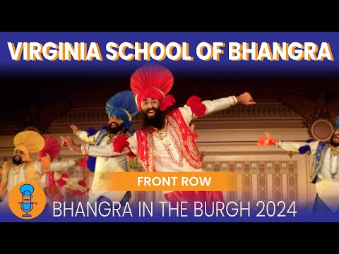 Virginia School of Bhangra | Bhangra in the Burgh 2024 | Front Row 4K