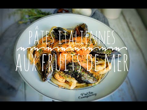 Pâtes italiennes aux fruits de mer (pasta allo scoglio)