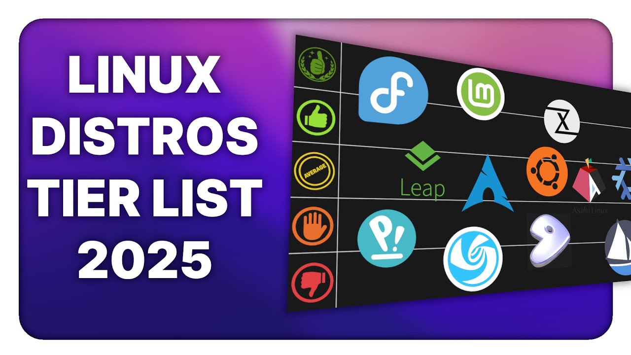 Ranking Linux Distributions for 2025: a tier list for my use case !