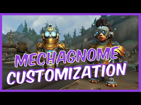 Mechagnome Allied Race Male and Female Customization | Patch 8.3 PTR: Visions of N'zoth