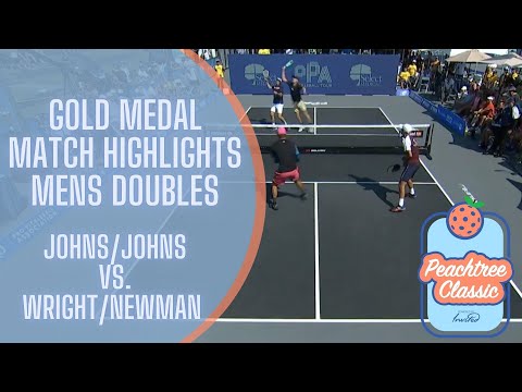 Johns/Johns vs. Wright/Newman - Men's Doubles Gold Medal Match Highlights - PPA Peachtree Classic