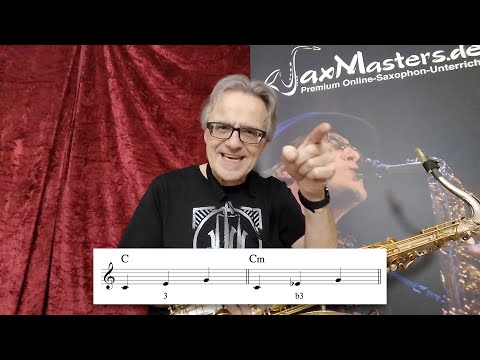 Akkorde auf dem Sax (1) Dur- & Moll-Dreiklänge (Saxophon Praxis Tipps)