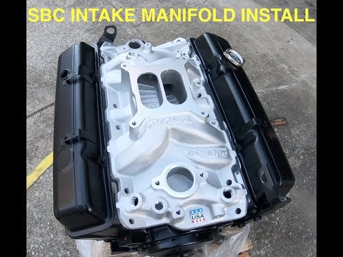SBC Intake Manifold Install!!! C10 Build Part 3