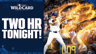 Shohei Ohtani's SECOND HOMER of the Postseason went 454 FEET! 😳 (2 HR in Game 1) | 大谷翔平 ハイライト