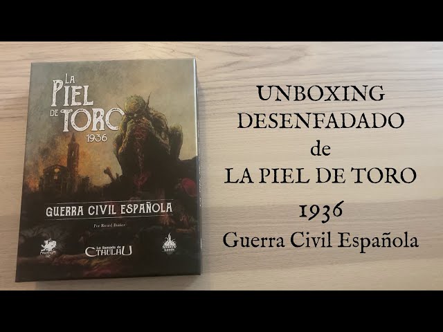 Vídeo relacionado con Caja La Piel de Toro 1936 - Juego de rol en Español