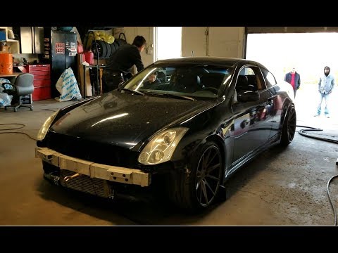 G35 Vortech Supercharger Install PART 2/2 - DYNO and RIPPING
