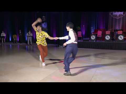 Lindyfest 2023: Open Lindy Hop Draw Finals - Andy & Sean