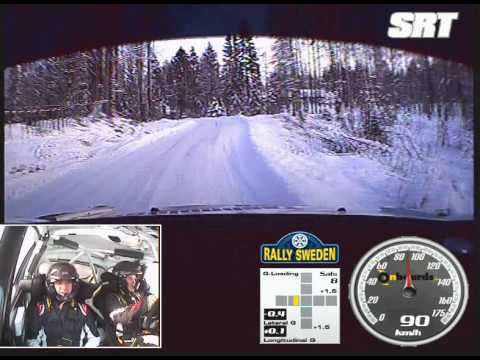 Rally Sweden 2013 day3 - Power Stage. Vasily Gryazin SRT S2000