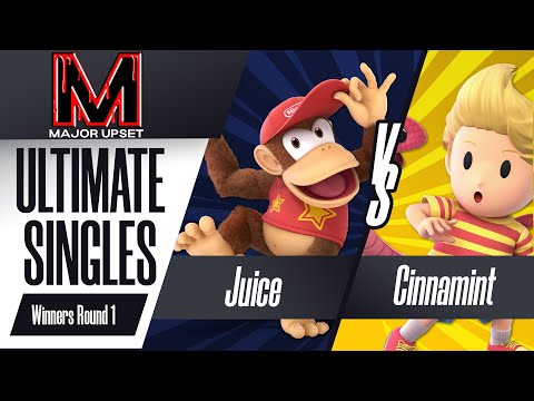 Juice (Diddy Kong) vs Cinnamint (Lucas) - Ultimate Singles Winners Round 1 - MAJOR UPSET