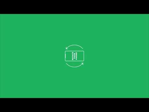 Rotate Your Device green screen background no copyright | Rotate Your Phone Animation