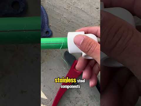 Install PPR pipes without a welding machine! #plumbingtech