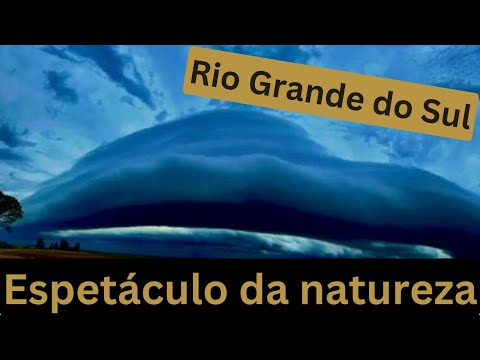 ☁️ Nuvens estranhas no Rio Grande do Sul