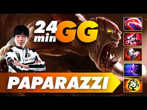 Paparazzi - Lifestealer | 24Min GG WTF!! | Carry Pos 1 | Dota 2 Gameplay