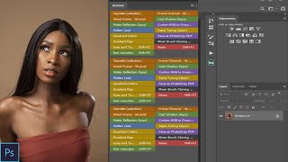 Step by Step process on how to create photoshop actions