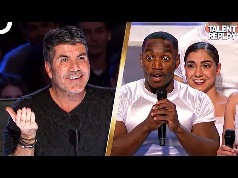 Simon Thought It Was Just A Dance... Then The Set Started Moving! | America's Got Talent