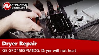 GE Dryer Repair - Will Not Heat - Electronic Control