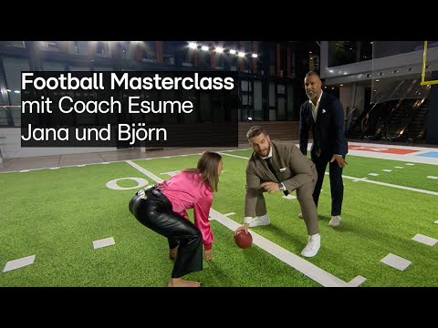 Coach Esume Masterclass mit Björn Werner und Jana Wosnitza #RTLNFL