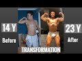 BODYBUILDING TRANSFORMATION 14 Y TO 23 Y l Kenny Hoogaert