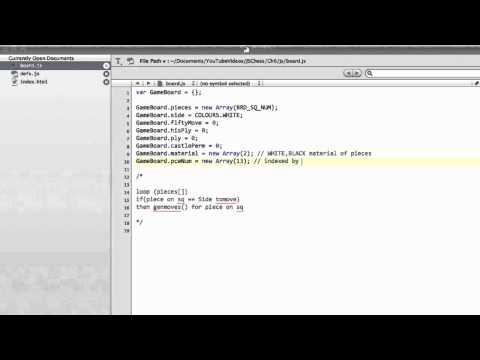 Programming A Chess Engine In Pure Javascript Part 6 - Piece Lists