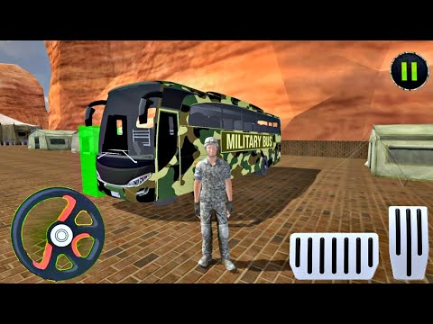 Army Bus Driver Military Soldier Transporter - Offroad Bus Driving - Android Gameplay FHD