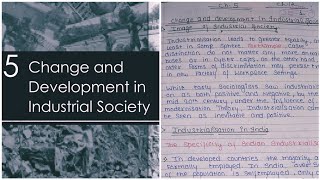 Change and Development in Industrial Society – CBSE Notes for Class 12 Sociology ch. 5 (12)
