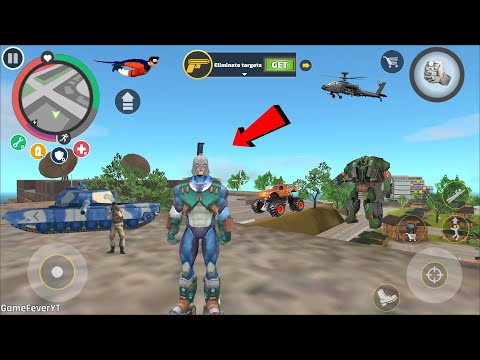 Rope Hero: Vice Town - (Rope Hero Purchase Monster Truck) Rope Hero Fight Army - Android Gameplay HD