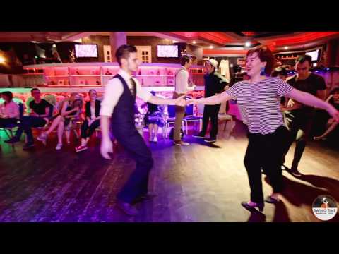 Как научиться танцевать Линди хоп Daniil Nikulin & Alexandra Torgovich @ Cabare Swing Time 2017