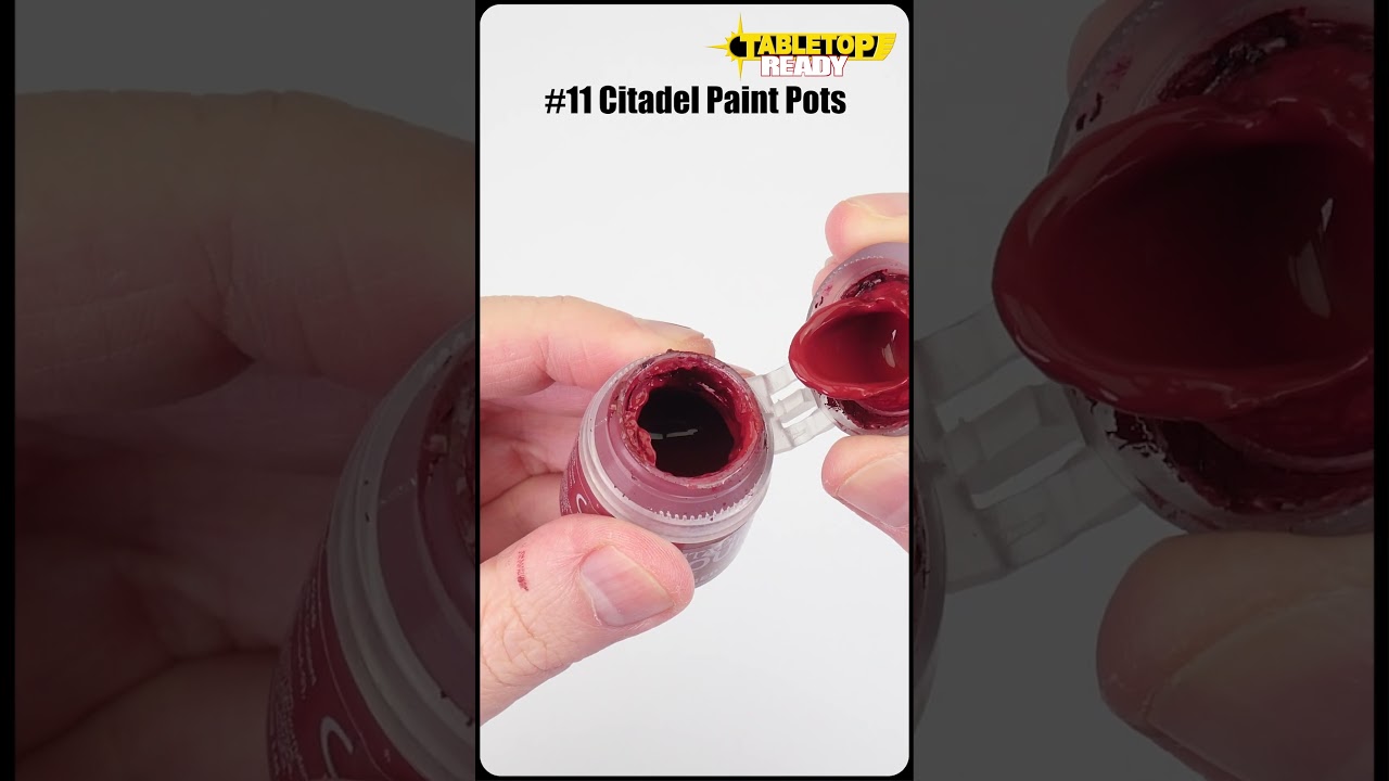 Warhammer Painting Tips No11 -There's nothing wrong with citadel paint pots