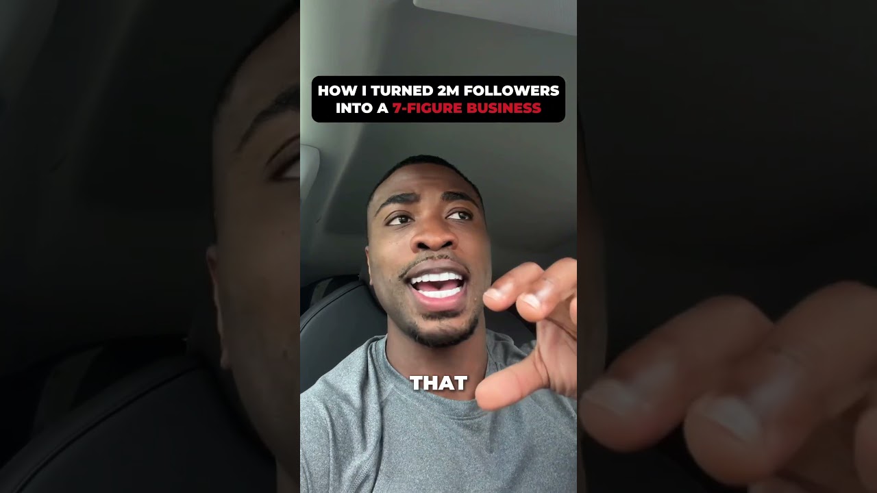 How I turned 2M followers into a 7 figures Business